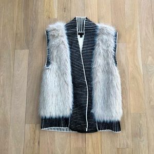 Banana Republic Fur Lined Vest